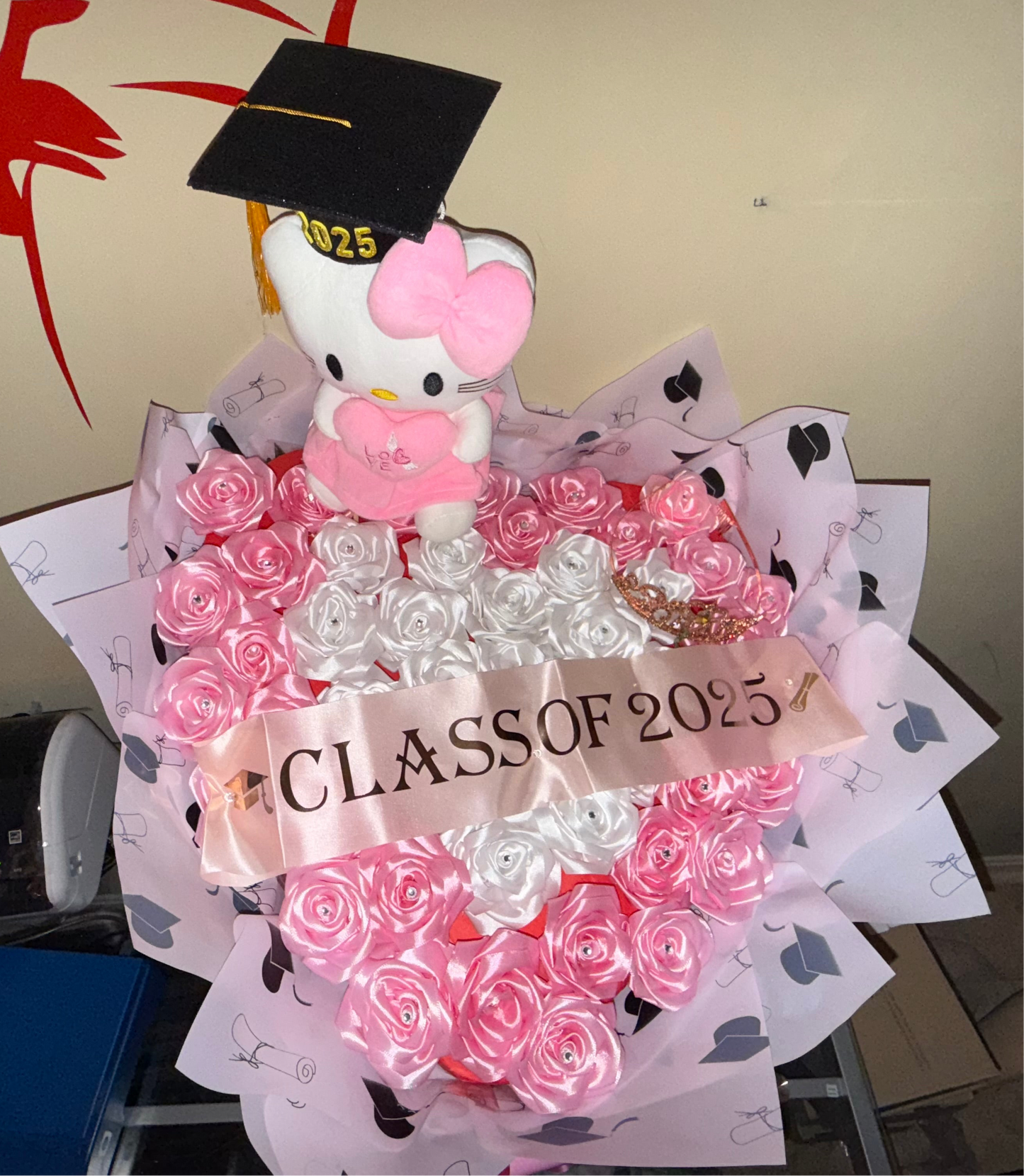 Arreglo floral de 50 rosas eternas