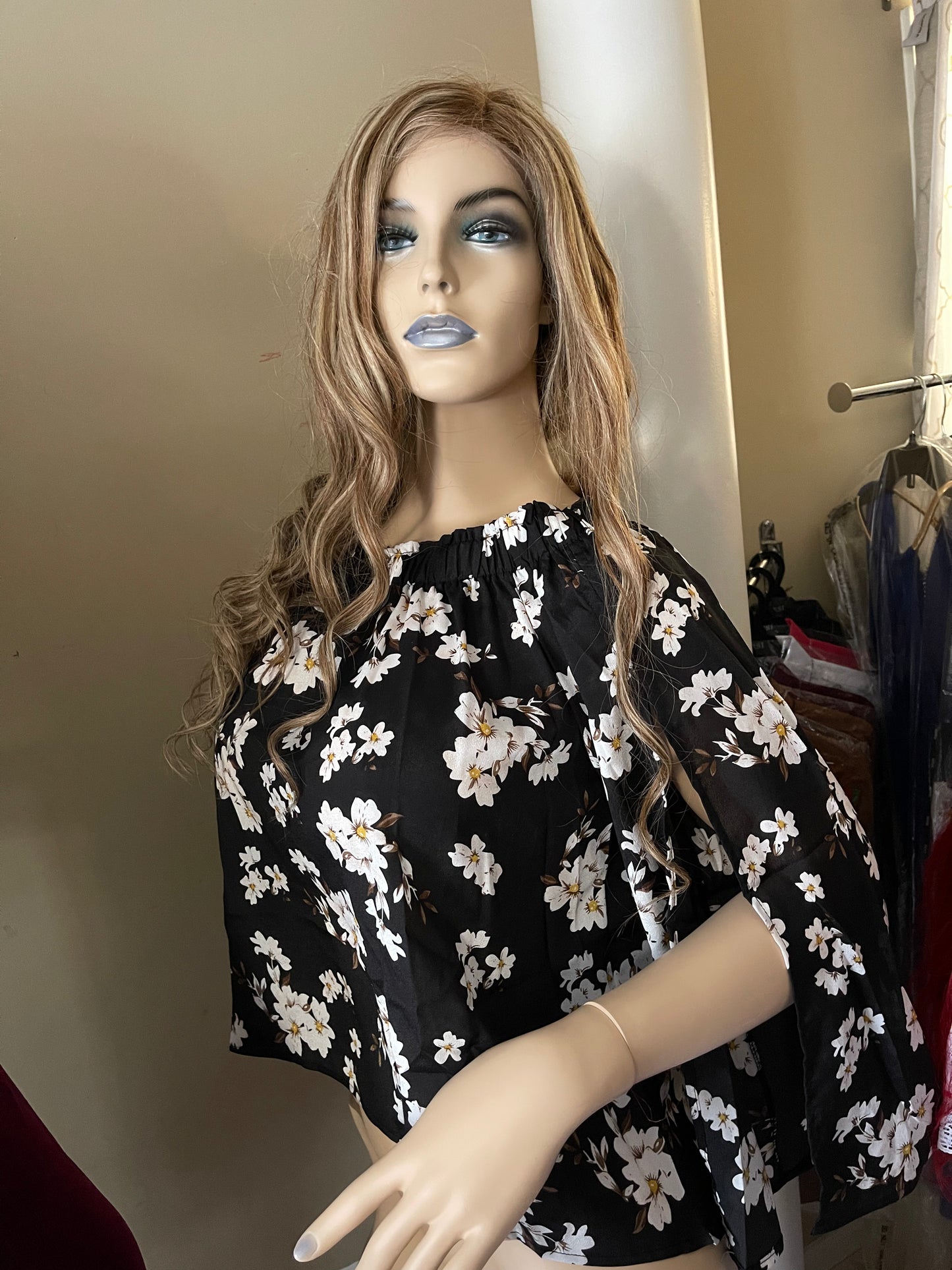 Blusa abierta de la manga size X-Large