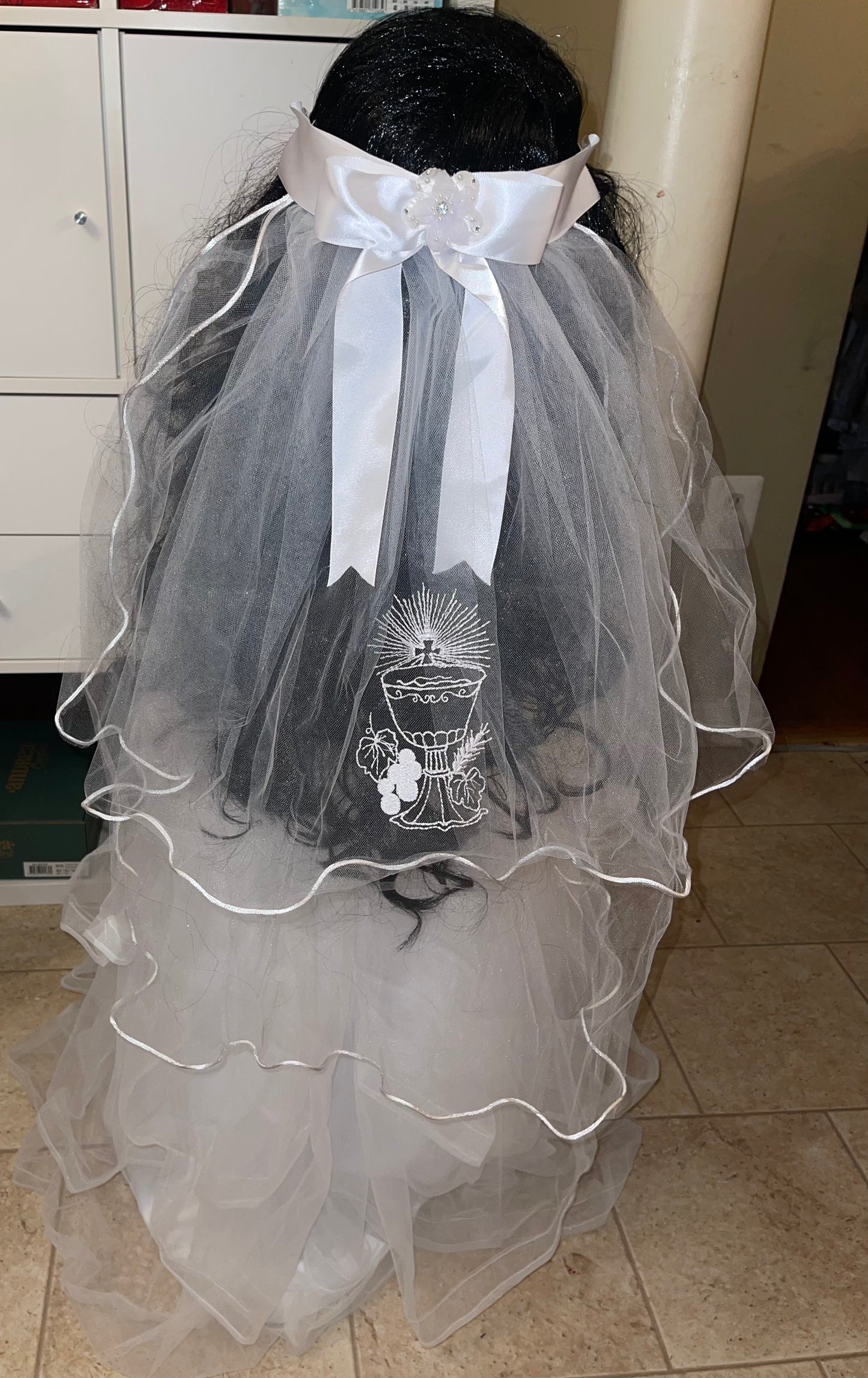 Vestido de bautizo para niña