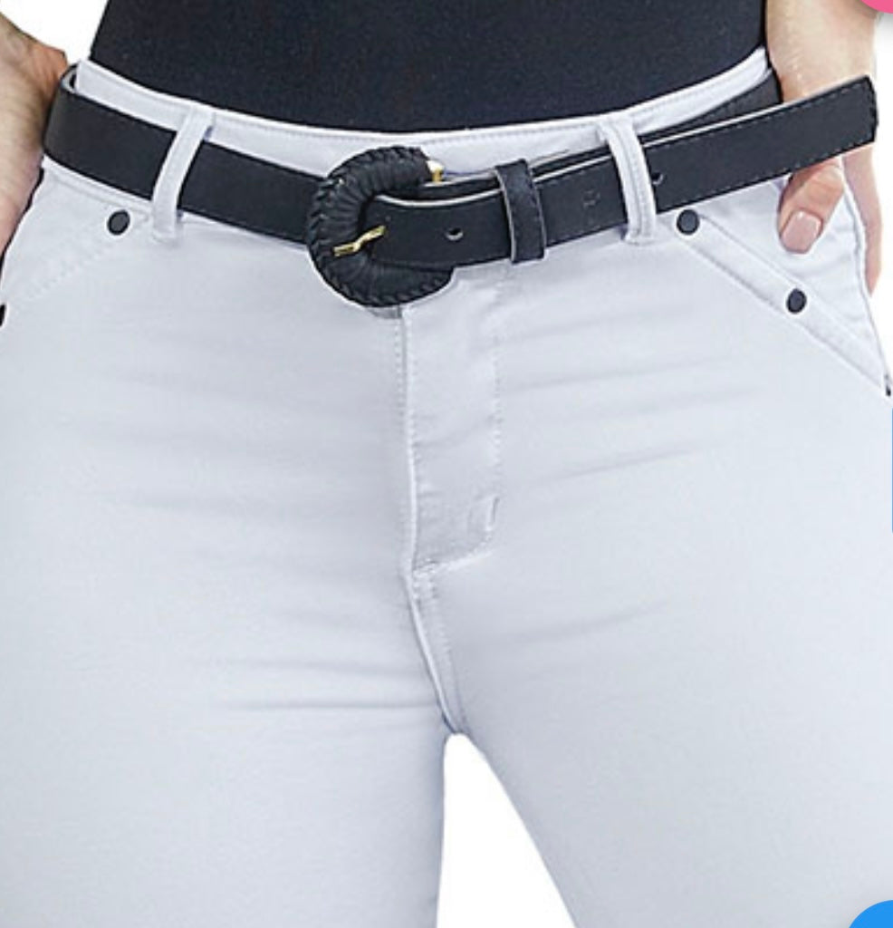pantalon colombiano color blanco