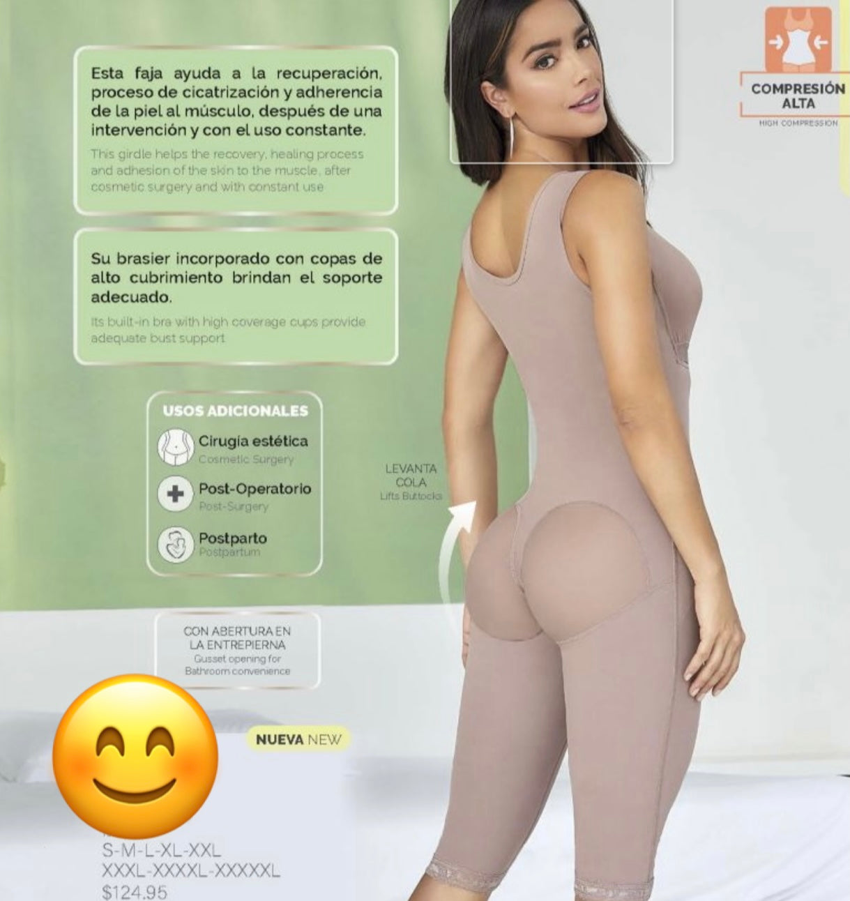 Faja con brassier integrado