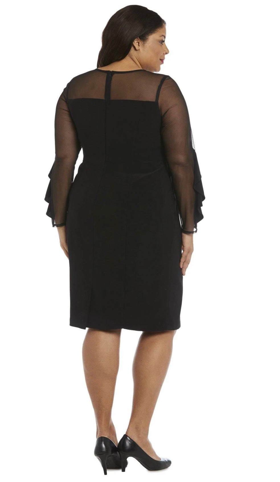 Vestido corto color negro