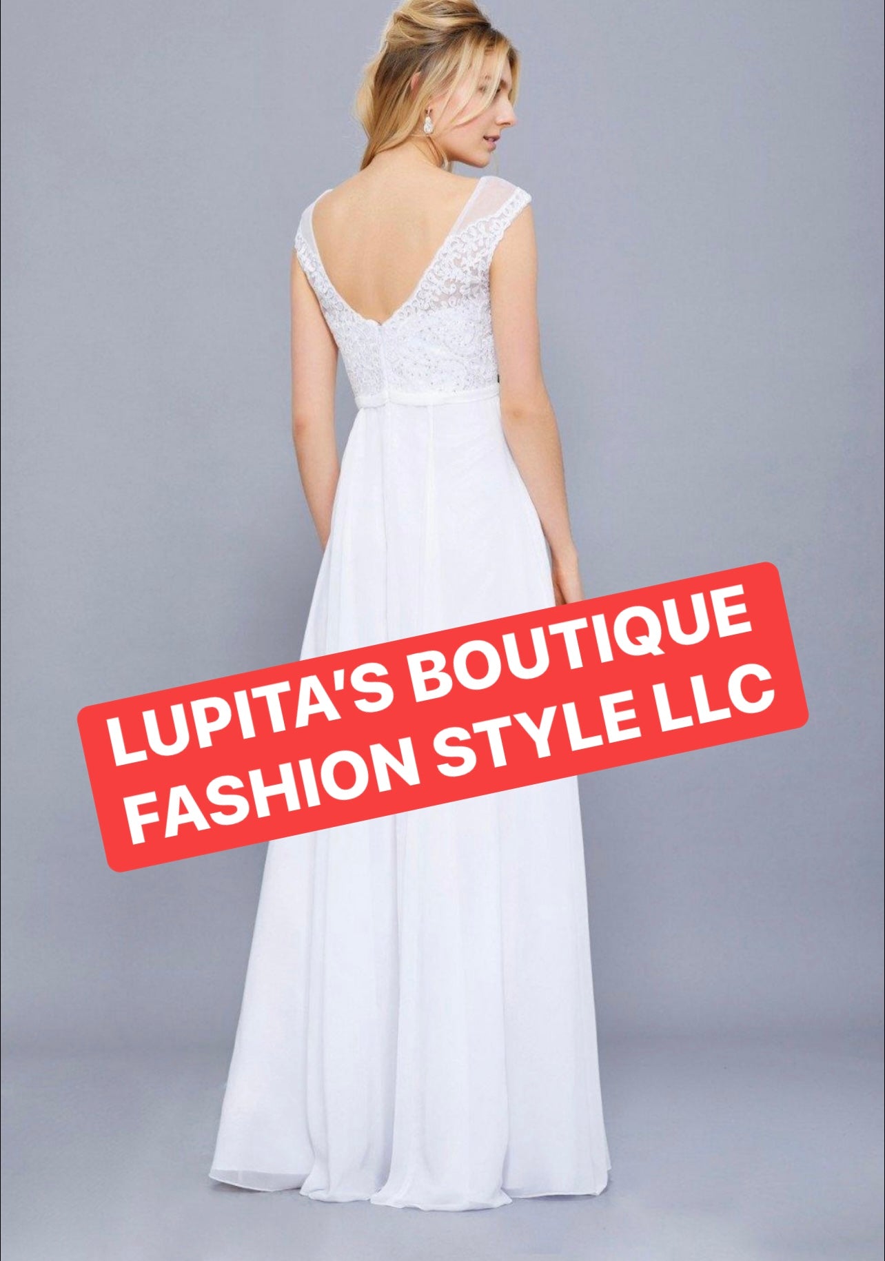 Vestido de novia largo
