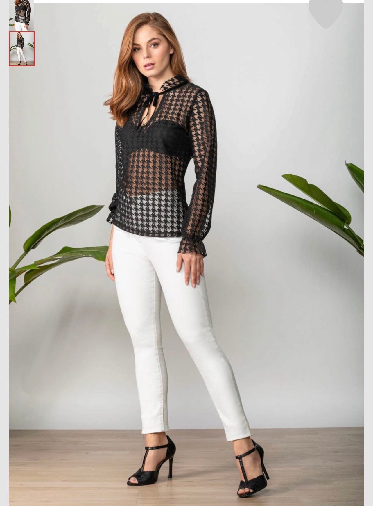 Blusa de encaje