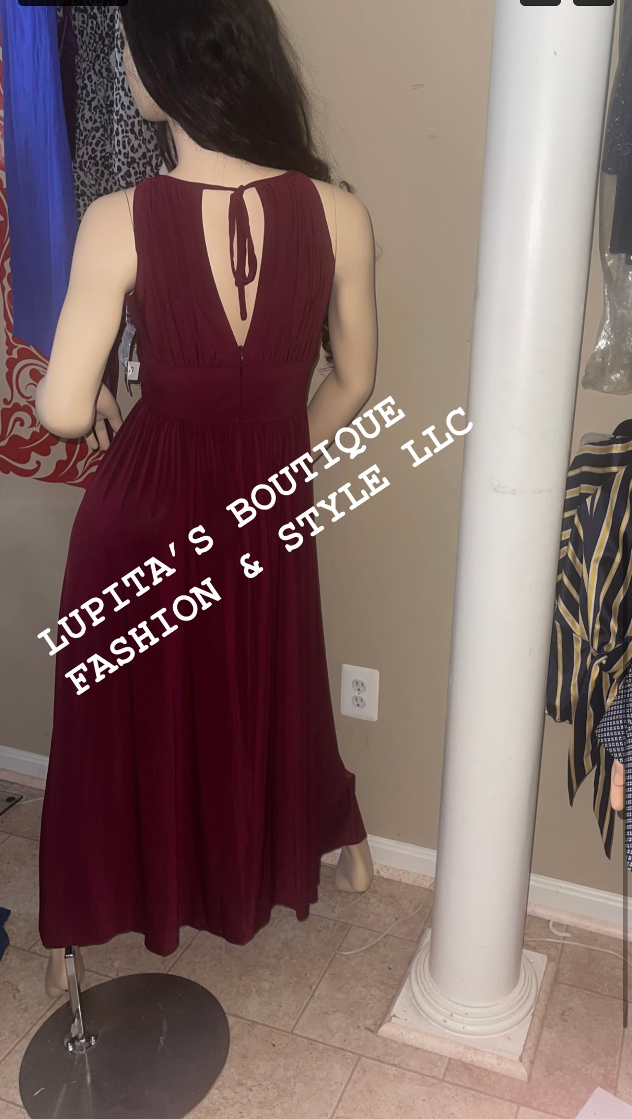 Vestido largo de gala para dama