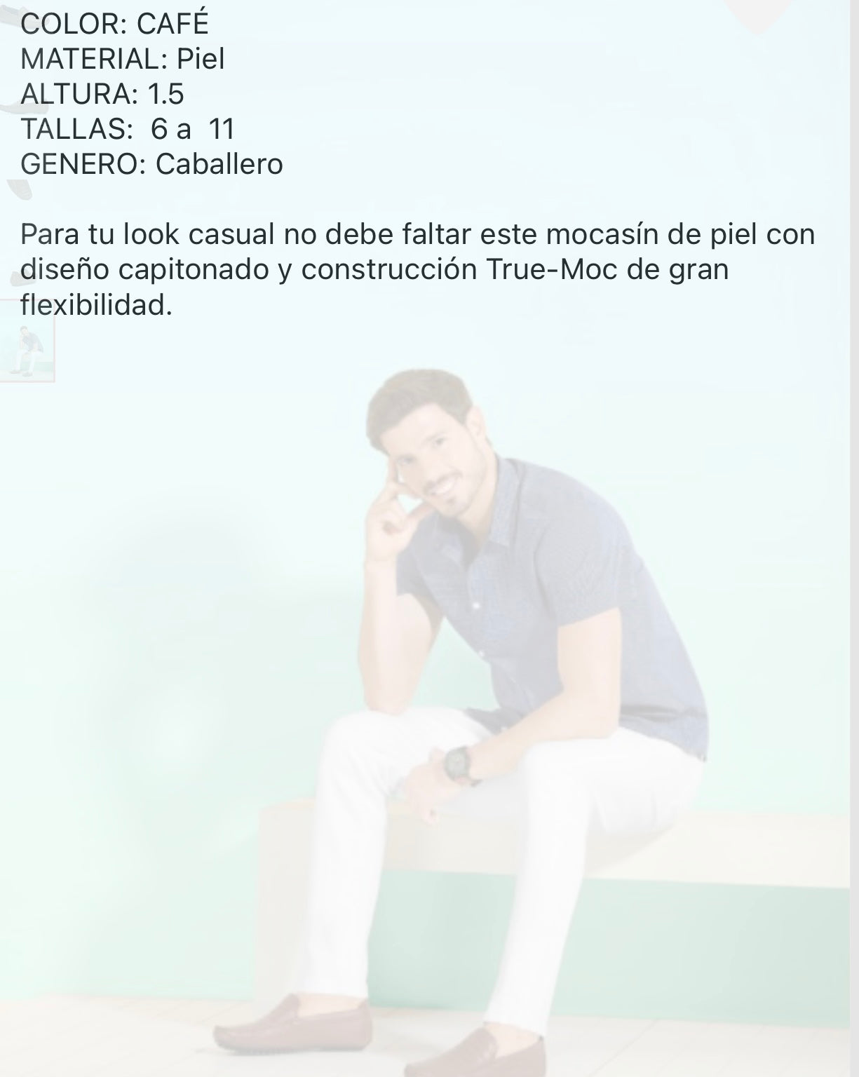 Zapato para hombre