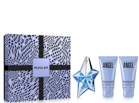 Angel Mugler perfume original para dama set de 3 piezas