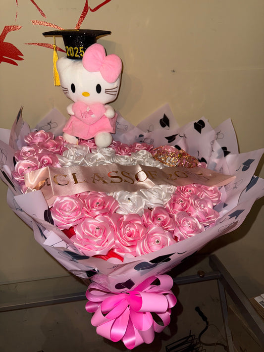 Arreglo floral de 50 rosas eternas