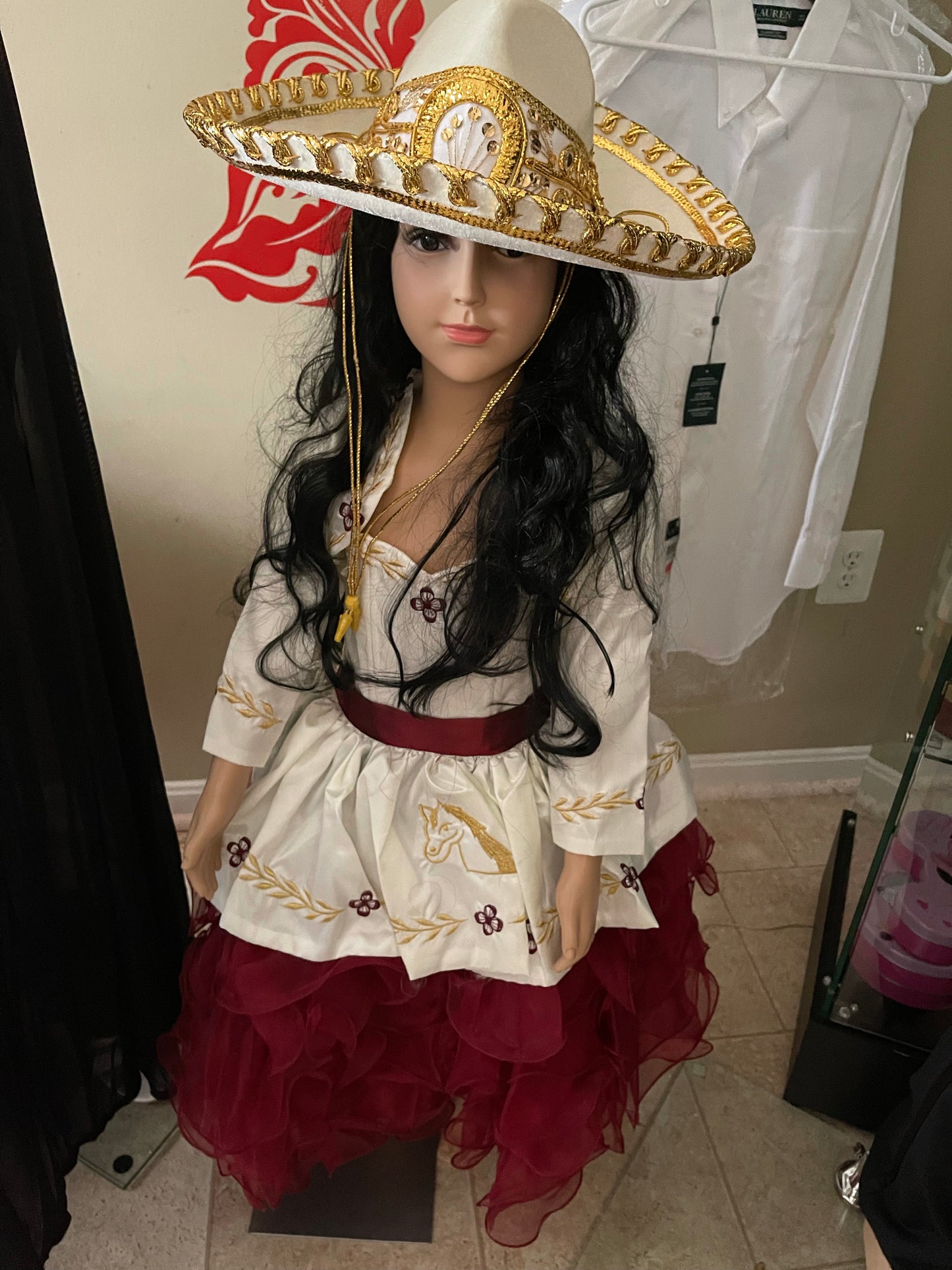 Vestido charro para Niña