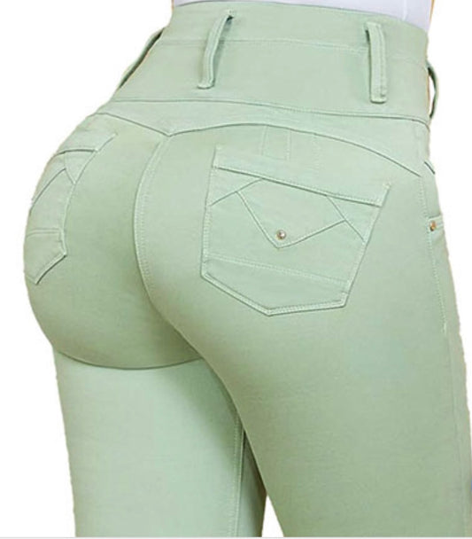 Pantalon  colombiano color verde